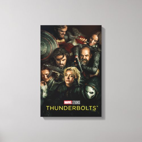 Thunderbolts* | Group Fighting Theatrical Canvas Print
