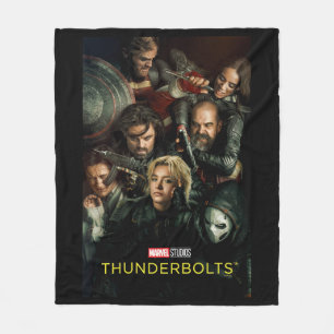 Thunderbolts*   Group Fighting Theatrical Fleece Blanket