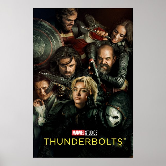 Thunderbolts* | Group Fighting Theatrical Poster (Front)