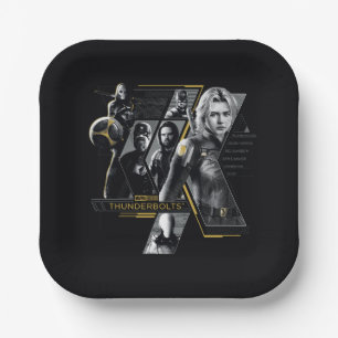 Thunderbolts*   Group Graphic Paper Plates
