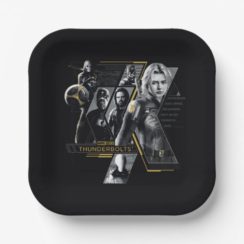 Thunderbolts* | Group Graphic Paper Plates