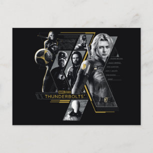 Thunderbolts*   Group Graphic Postcard
