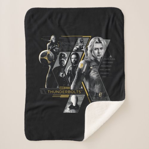 Thunderbolts* | Group Graphic Sherpa Blanket