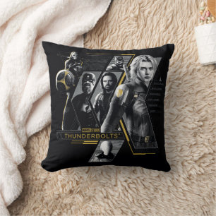 Thunderbolts*   Group Graphic Throw Pillow