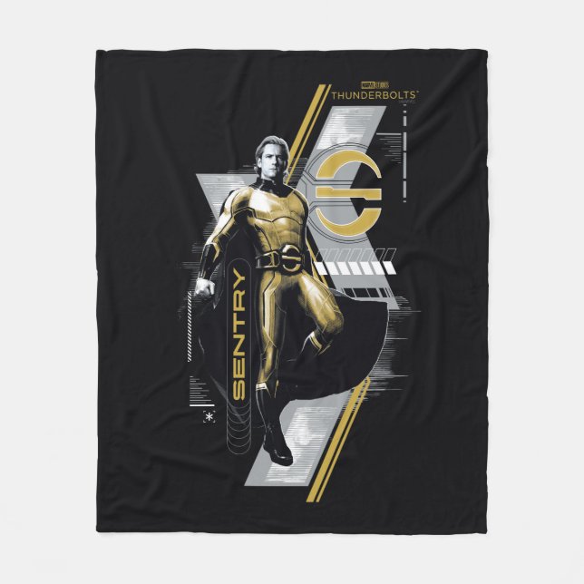 Thunderbolts* | Sentry Character Graphic Fleece Blanket (Front)