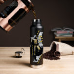 Thunderbolts* | Sentry Character Graphic Water Bottle<br><div class="desc">Featuring the likeness of: Lewis Pullman | Bring a god-tier presence to your space with this stunning Sentry portrait. Capturing Bob’s transformation into the legendary hero, this design uses a stylized halftone finish and architectural gold lines to create a modern, cinematic look. Whether it’s for your office or your wardrobe,...</div>
