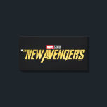 Thunderbolts* | *The New Avengers Logo Canvas Print<br><div class="desc">Official-inspired logo for Marvel Studios' The New Avengers. This high-impact design features a textured gold title card with the iconic asterisk motif. Perfect for fans of the Thunderbolts and the future of the Marvel Cinematic Universe. High-quality graphic suitable for apparel,  posters,  and custom Marvel gifts.</div>