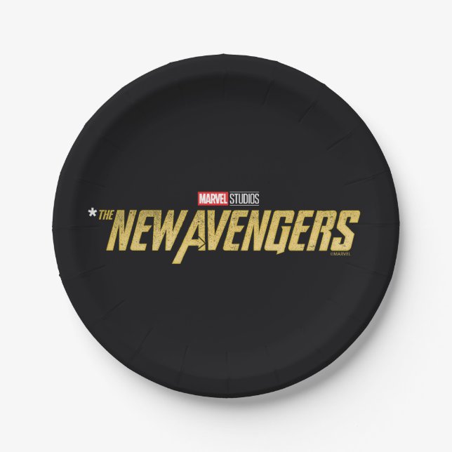 Thunderbolts* | *The New Avengers Logo Paper Plates (Front)