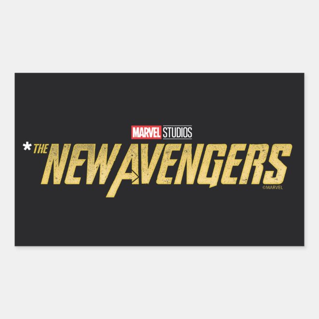 Thunderbolts* | *The New Avengers Logo Rectangular Sticker (Front)