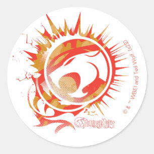 ThunderCats Explosive Logo Graphic Classic Round Sticker