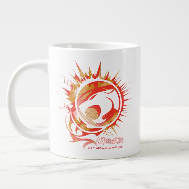 ThunderCats | Explosive Logo Graphic Giant Coffee Mug (Left)