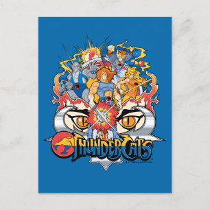 ThunderCats Firey Group Graphic Postcard