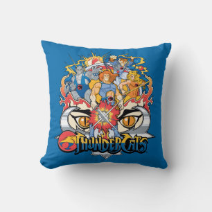 ThunderCats Firey Group Graphic Throw Pillow