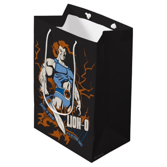 ThunderCats | Lion-O Electric Graphic Medium Gift Bag (Front Angled)