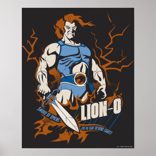 ThunderCats  Lion_O Electric Graphic Poster