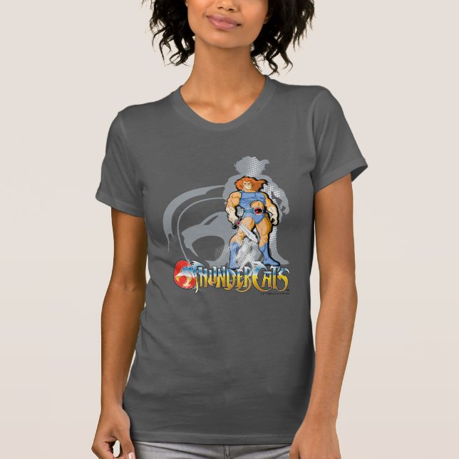 ThunderCats | Lion-O Halfttone Shadow Graphic T-Shirt (Front)