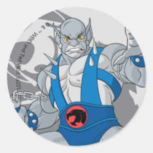 ThunderCats Panthro Character Graphic Classic Round Sticker