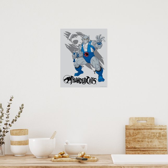 ThunderCats | Panthro Character Graphic Poster | Zazzle