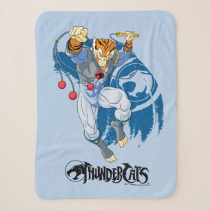 ThunderCats Tygra Character Graphic Sherpa Blanket