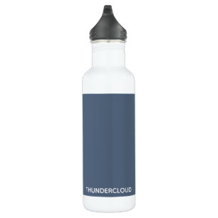Thundercloud Blue-gray Color Name Stainless Steel Water Bottle