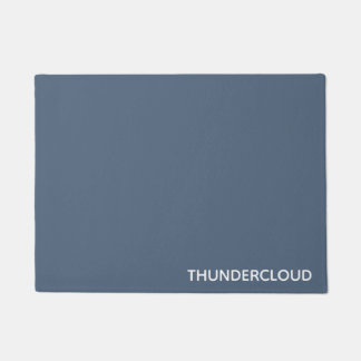 Thundercloud Blue-grey Colour Name Doormat