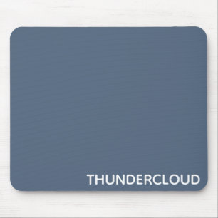 Thundercloud Blue-grey Colour Name Mouse Pad