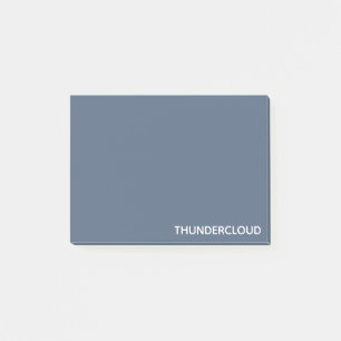 Thundercloud Blue-grey Colour Name Post-it Notes