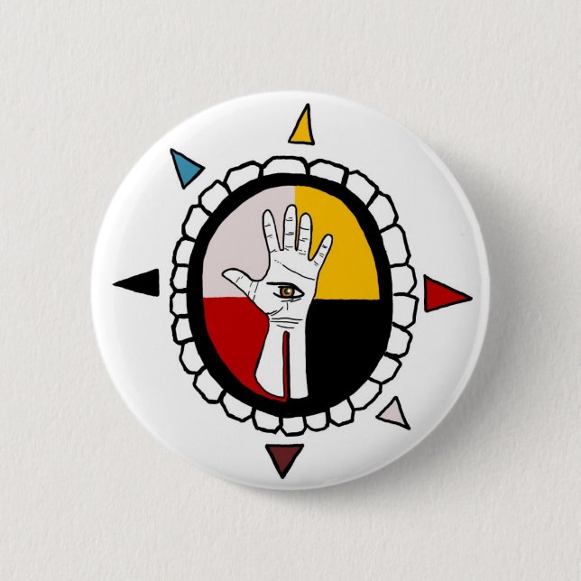 Thunderers Hand Button (Front)