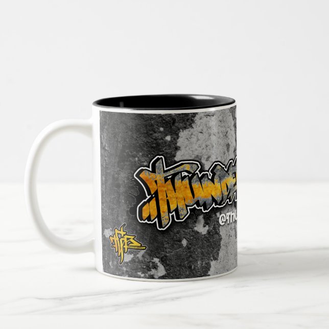 Thunderground Graf Classic Mug, 11 oz  Two-Tone Coffee Mug (Left)
