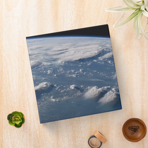 Thunderhead Anvils Of Earth Onto Southern Borneo 3 Ring Binder