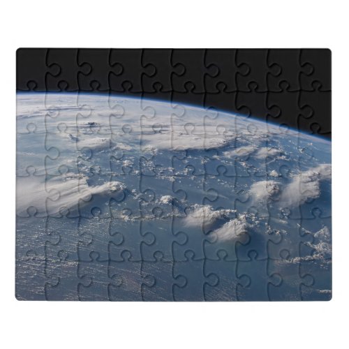 Thunderhead Anvils Of Earth Onto Southern Borneo Jigsaw Puzzle