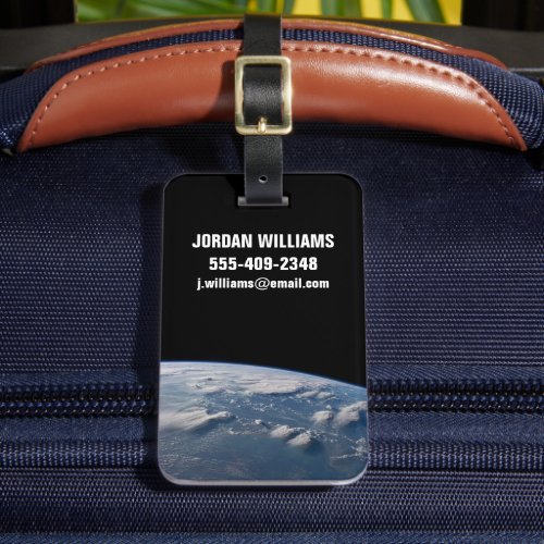 Thunderhead Anvils Of Earth Onto Southern Borneo Luggage Tag