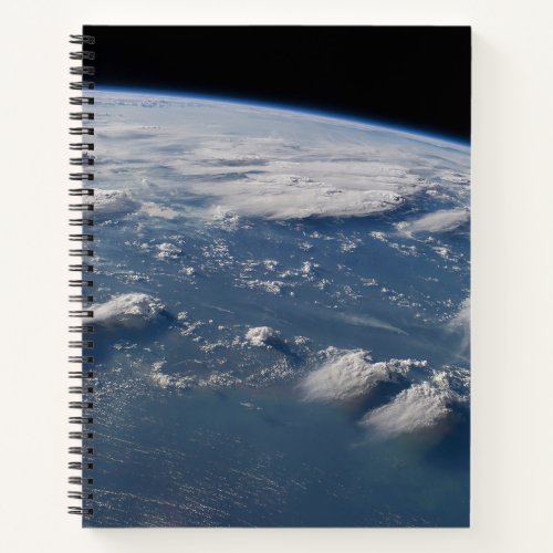 Thunderhead Anvils Of Earth Onto Southern Borneo Notebook