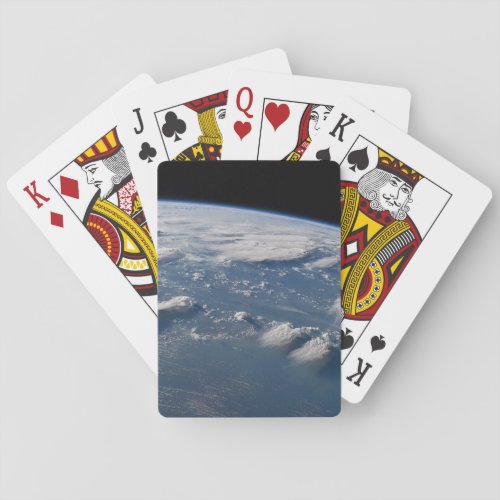Thunderhead Anvils Of Earth Onto Southern Borneo Playing Cards