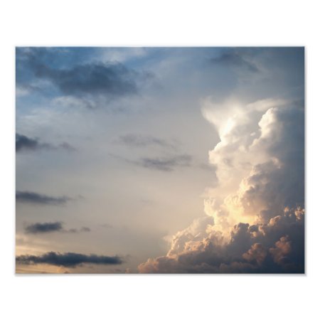 Thunderhead Cloud Heaven Sky Storm Clouds Photo Print