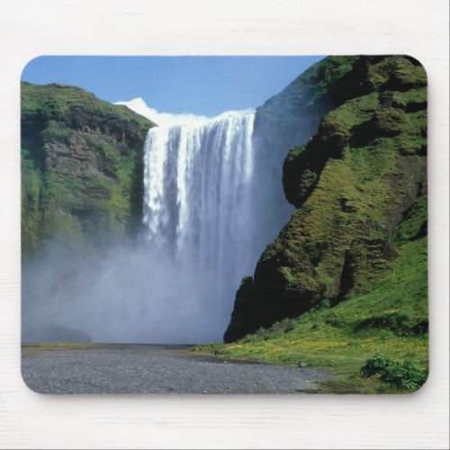 Thundering Mist Iceland Mouse Pad