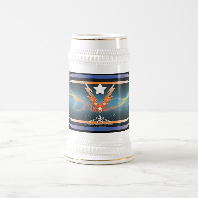 Thundering Stars Beer Stein (Center)