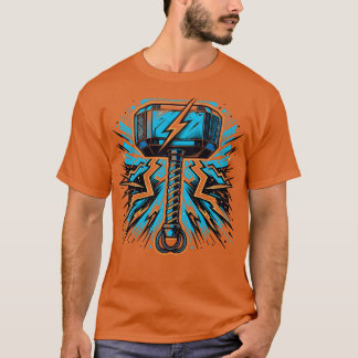 Thunderous Mjolnir SuperheroInspired Hammer T-Shirt