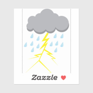 Thunderstorm and Lightning Sticker