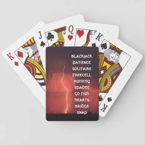 Thunderstorm Games Poker Cards