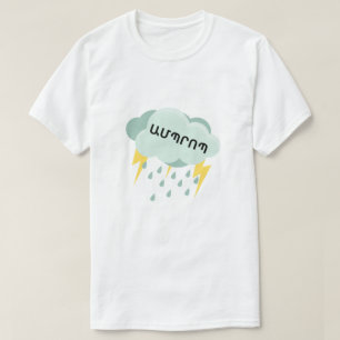 Thunderstorm in Armenian Ամպրոպ T-Shirt