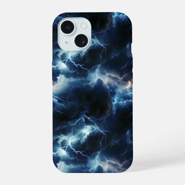 Thunderstorm Lighting Pattern Iphone Case (Back)