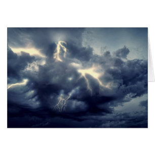 Thunderstorm Lightning Cards