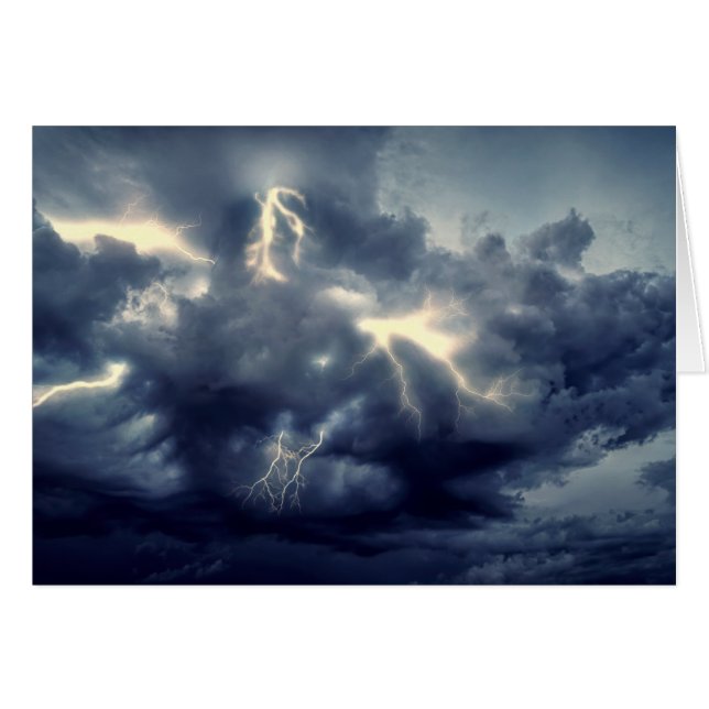 Thunderstorm Lightning Cards (Front Horizontal)