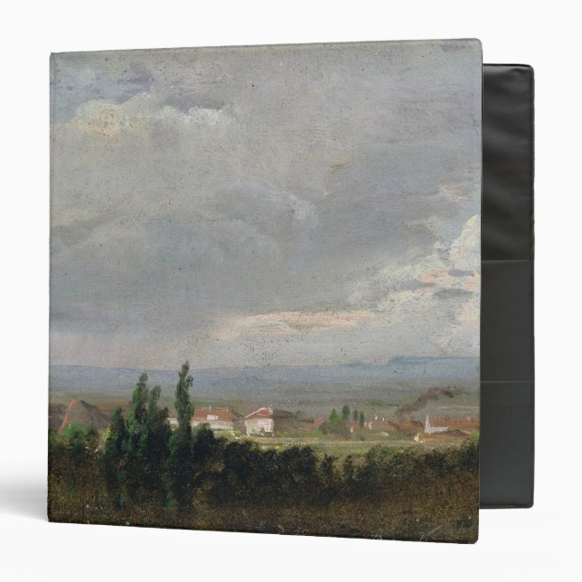 Thunderstorm Near Dresden, 1830 3 Ring Binder (Front/Inside)