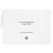 Thunderstorm over Yosemite Valley Cards (Back Horizontal)