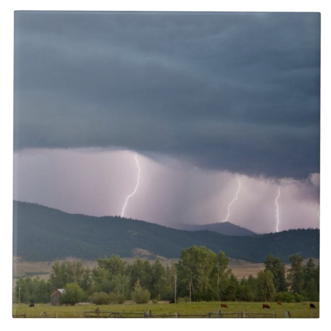 Thunderstorm produced lightning in the Jocko Tile (Front)