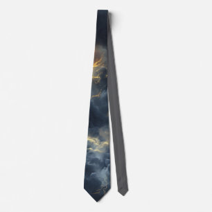 Thunderstorm Tie/tie with lightning Neck Tie