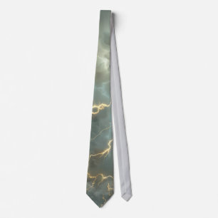 Thunderstorm Tie/tie with lightning Neck Tie