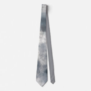 Thunderstorm Tie/tie with lightning Neck Tie